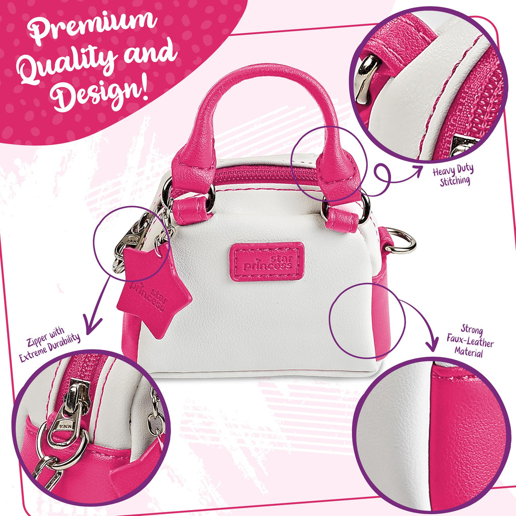 Star Princess Doll Purse and Sunglasses Set for 18-Inch Dolls – Pink Accessories for Ages 3-12