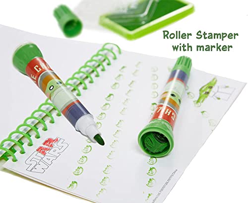 Star Wars Baby Yoda Coloring Activity Set with Travel Case – 20-Piece Art Kit for Kids
