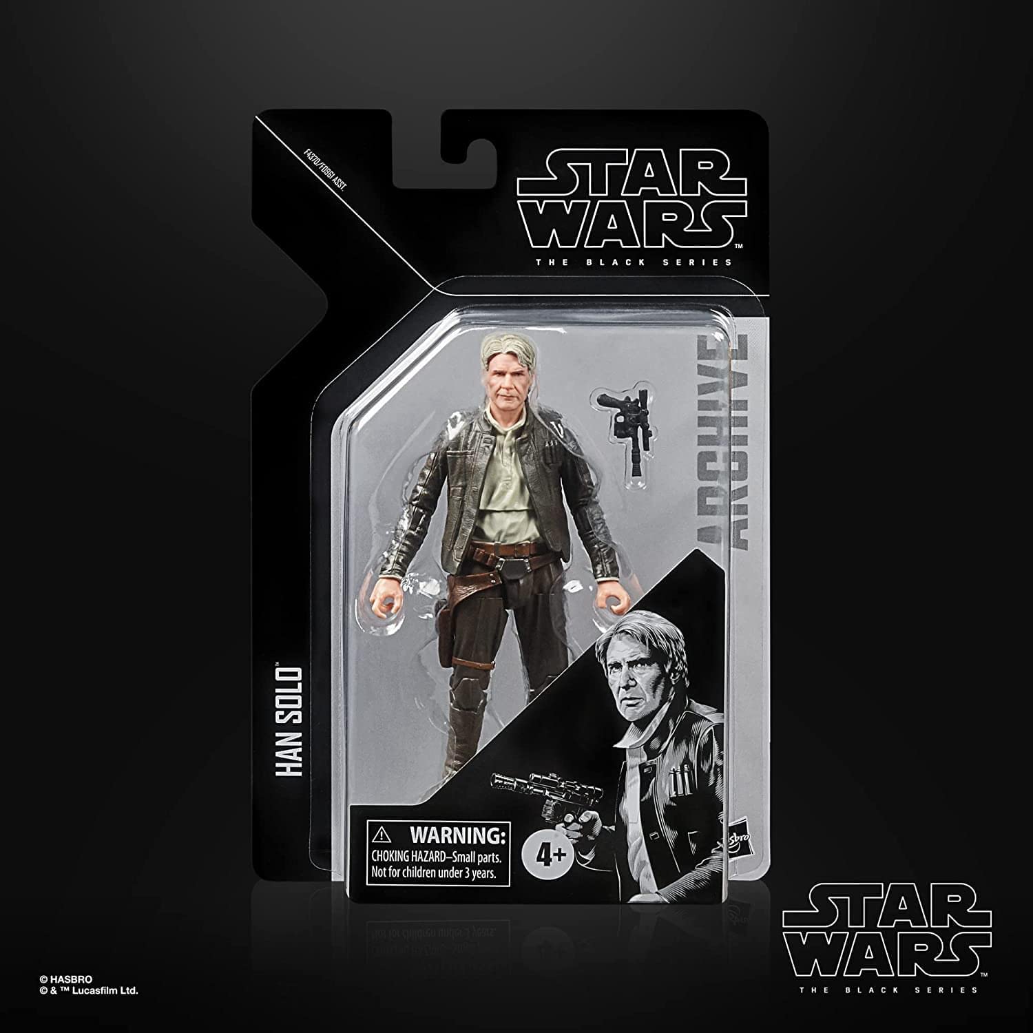 Star Wars Black Series Archive Han Solo 6-Inch Action Figure (The Force Awakens)