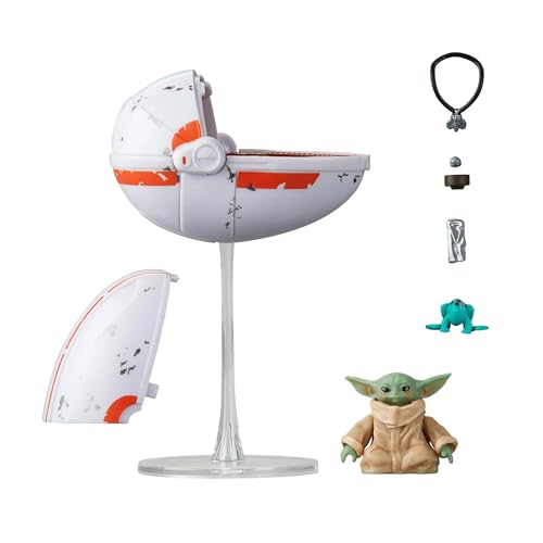 Star Wars Black Series Grogu with Pram & 8 Accessories 6-Inch Action Figure