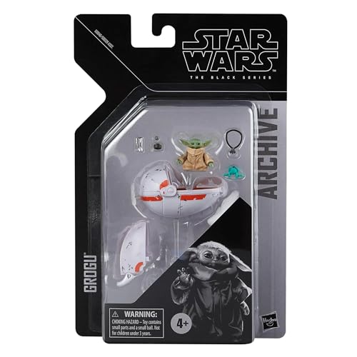 Star Wars Black Series Grogu with Pram & 8 Accessories 6-Inch Action Figure