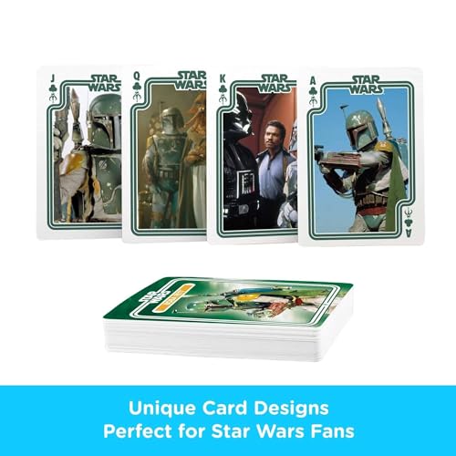 Star Wars Boba Fett Playing Cards – Officially Licensed Deck with Linen Finish
