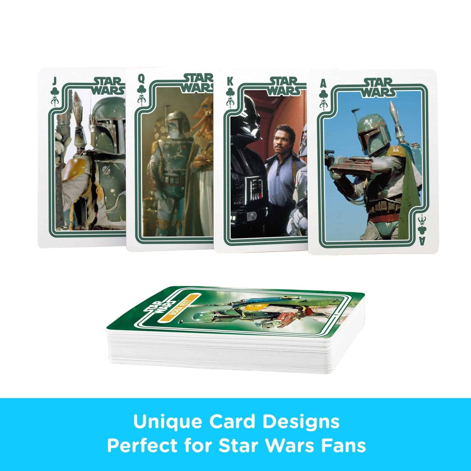 Star Wars Boba Fett Playing Cards – Officially Licensed Deck with Linen Finish
