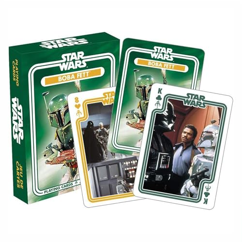 Star Wars Boba Fett Playing Cards – Officially Licensed Deck with Linen Finish