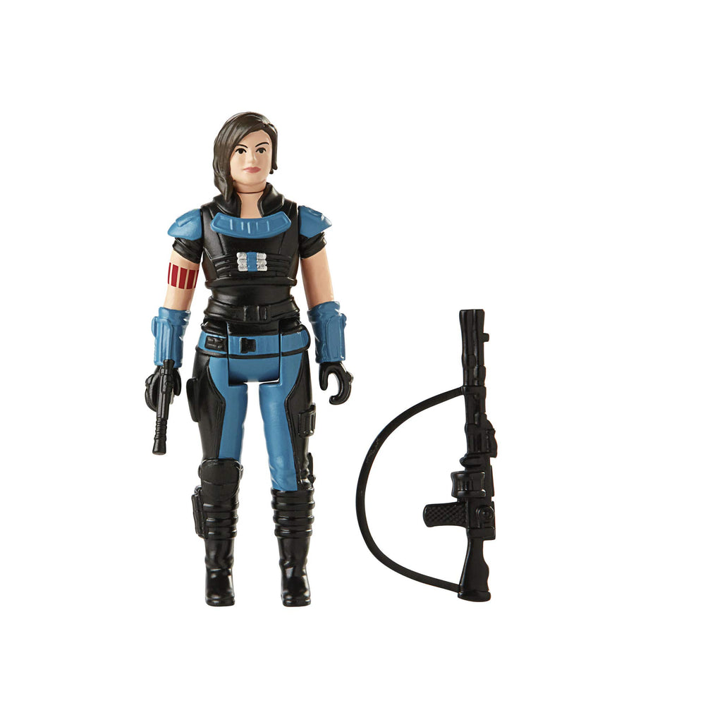 STAR WARS Retro Collection Cara Dune 3.75-Inch Action Figure with Accessories, Blue Packaging, Ages 4+