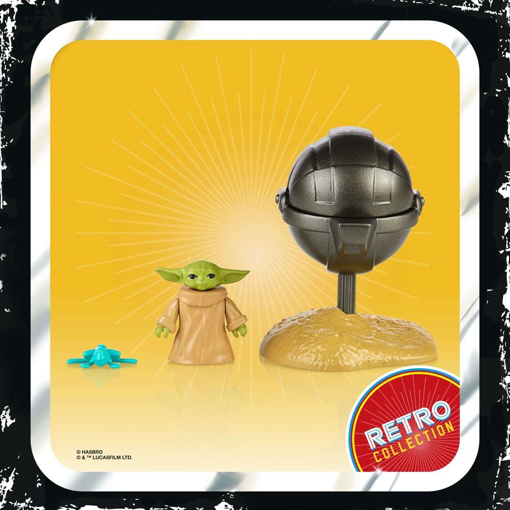STAR WARS Retro Collection The Child 3.75-Inch Action Figure – The Mandalorian Series, with 3 Accessories, Ages 4+