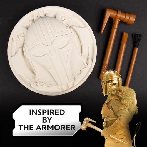 STAR WARS The Armorer Gemstone Dig – Excavate 8 Real Gemstones with Mining Tools & Bonus Poster | STEM Science Kit for Kids Ages 8-12