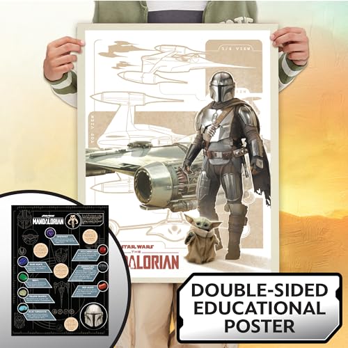 STAR WARS The Armorer Gemstone Dig – Excavate 8 Real Gemstones with Mining Tools & Bonus Poster | STEM Science Kit for Kids Ages 8-12