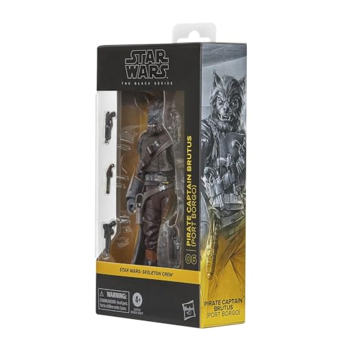 Star Wars The Black Series Pirate Captain Brutus 6-Inch Action Figure (Skeleton Crew 2024 Wave 2A)