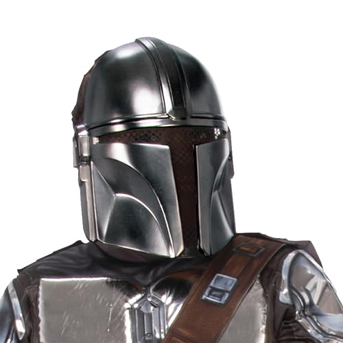 Star Wars The Mandalorian Beskar Armor Kids Half Face Mask – Officially Licensed