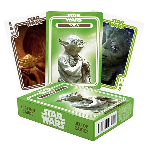 Star Wars Yoda Playing Cards – Officially Licensed Deck with Linen Finish