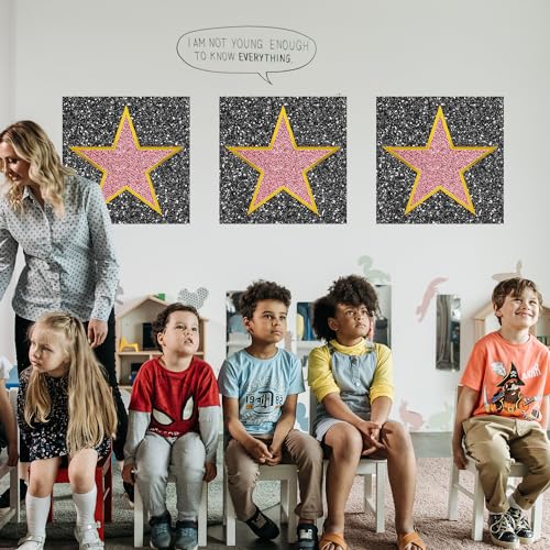 Starboling 25 Movie Star Stickers – Hollywood Oscar Party Decorations with Marker