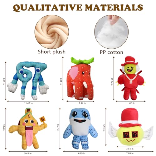 Steal a Brainrot Plush – 9.8" Strawberry Elephant Soft Plush, Red Lucky, Collectible Internet Meme Toy