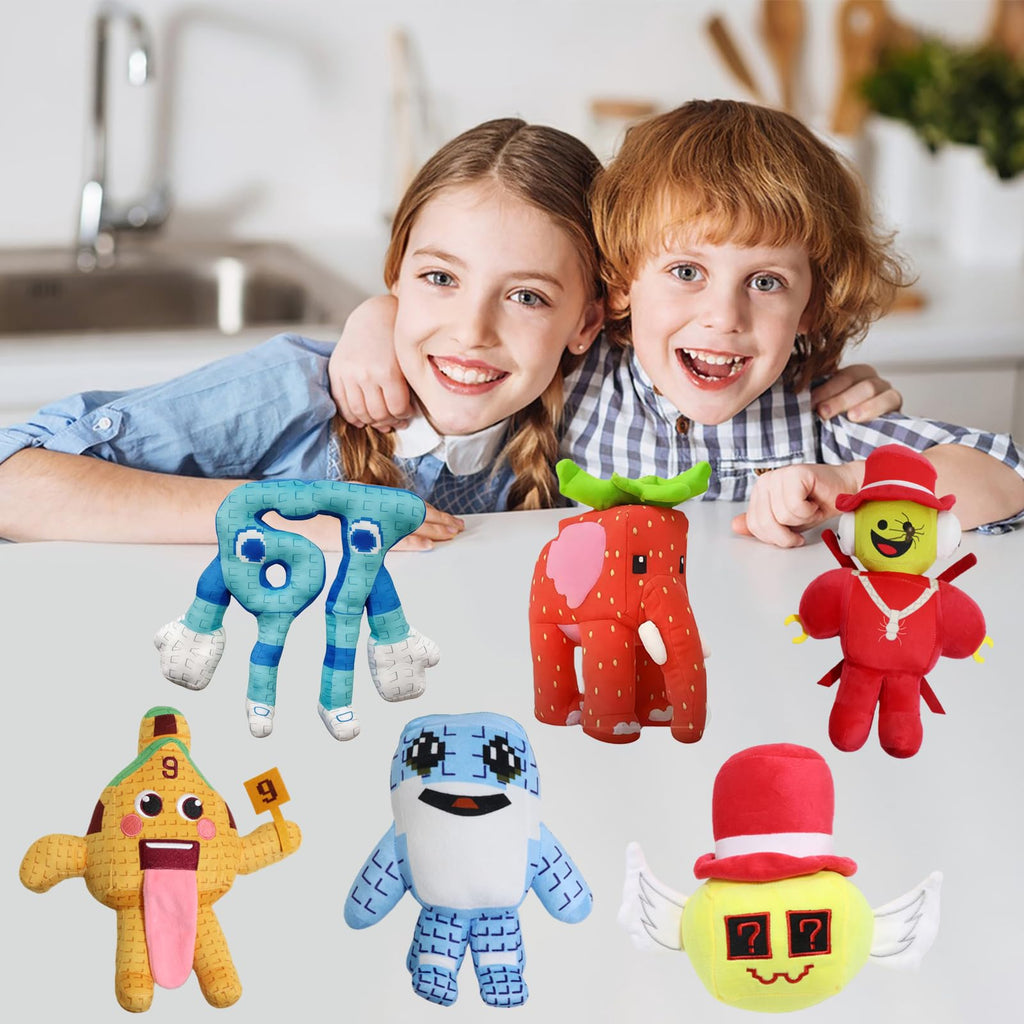 Steal a Brainrot Plush – 9.8" Strawberry Elephant Soft Plush, Red Lucky, Collectible Internet Meme Toy