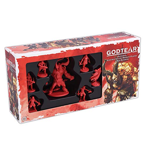 Steamforged Games Godtear Rangosh, Scourge of the Broken Plains Champions Set – Preassembled Miniatures & Profile Cards