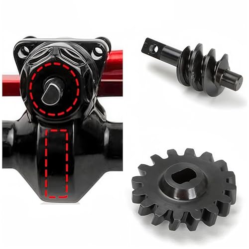 Steel Axle Overdrive Differential Gear Set 13T/2T for Axial SCX24 RC Crawlers – Front & Rear