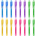 STENDA 16-Pack Invisible Ink Pens for Kids – Spy Pens with UV Light, Secret Message Markers for Party Favors, Classroom Prizes, and Birthday Gifts