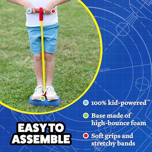Stomp Hopper Pogo Stick for Kids – Foam Bouncer with Squeak, Ages 3-5