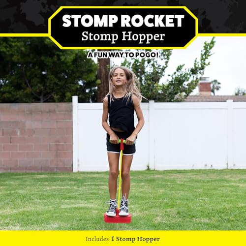 Stomp Hopper Pogo Stick for Kids – Foam Bouncer with Squeak, Ages 3-5