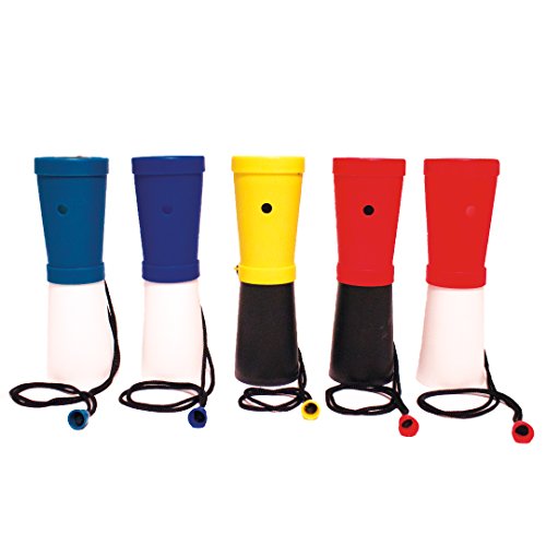 Storus SuperHorn: Compact, Breath-Powered Horn for Safety, Boating, Hiking & Events (Blue/Black)