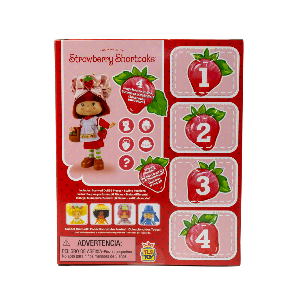 Strawberry Shortcake 5.5" Poseable Fashion Doll – Scented Hair, 29 Articulation Points, Surprise Accessories