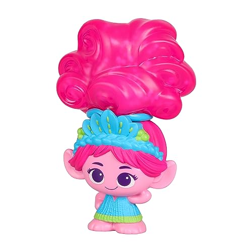 Stretchy Hair Poppy – DreamWorks Trolls Band Together Doll with Squishy, Glitter-Filled Hair