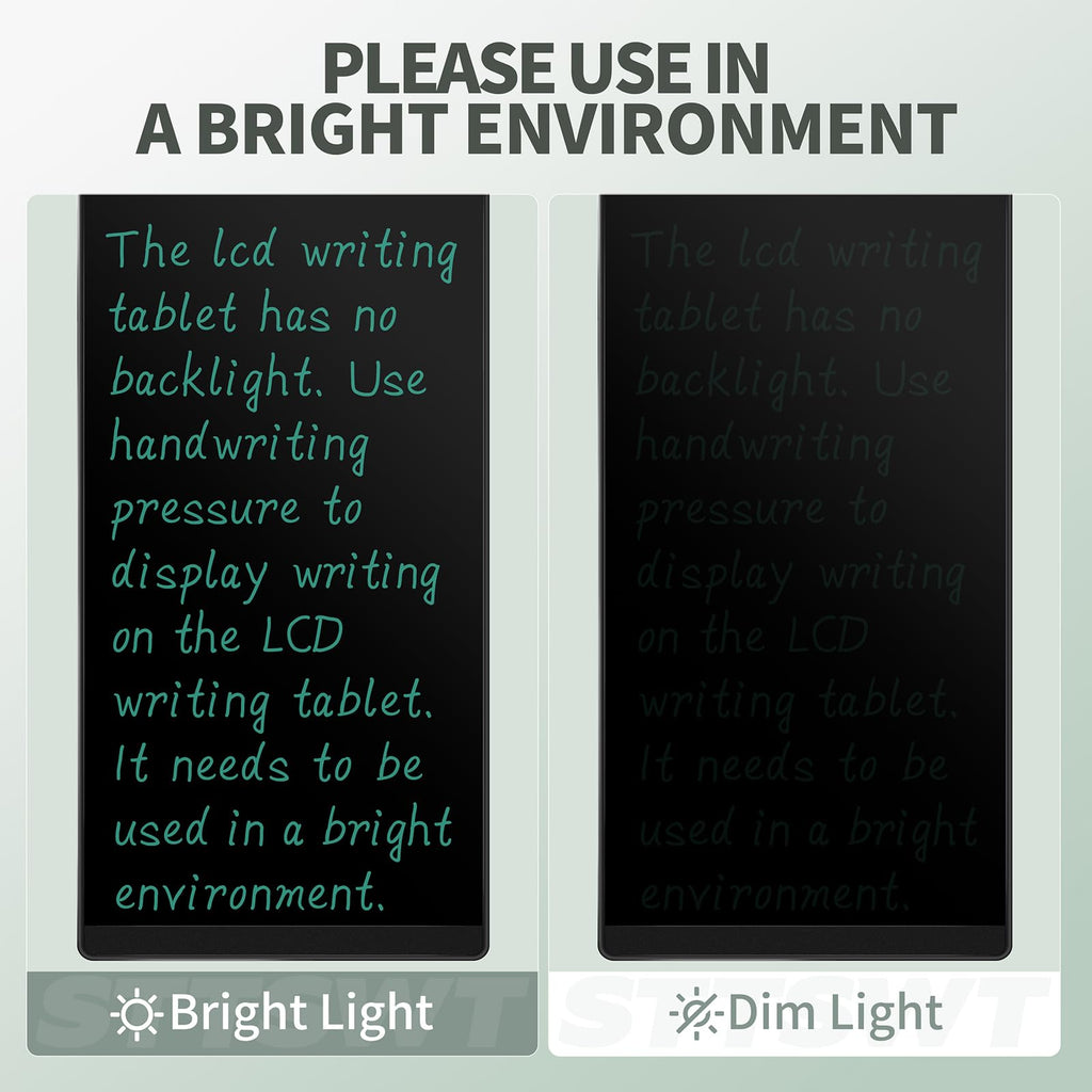 STTSWT 6.5 Inch LCD Writing Tablet: Lightweight Reusable Digital Notepad for Adults