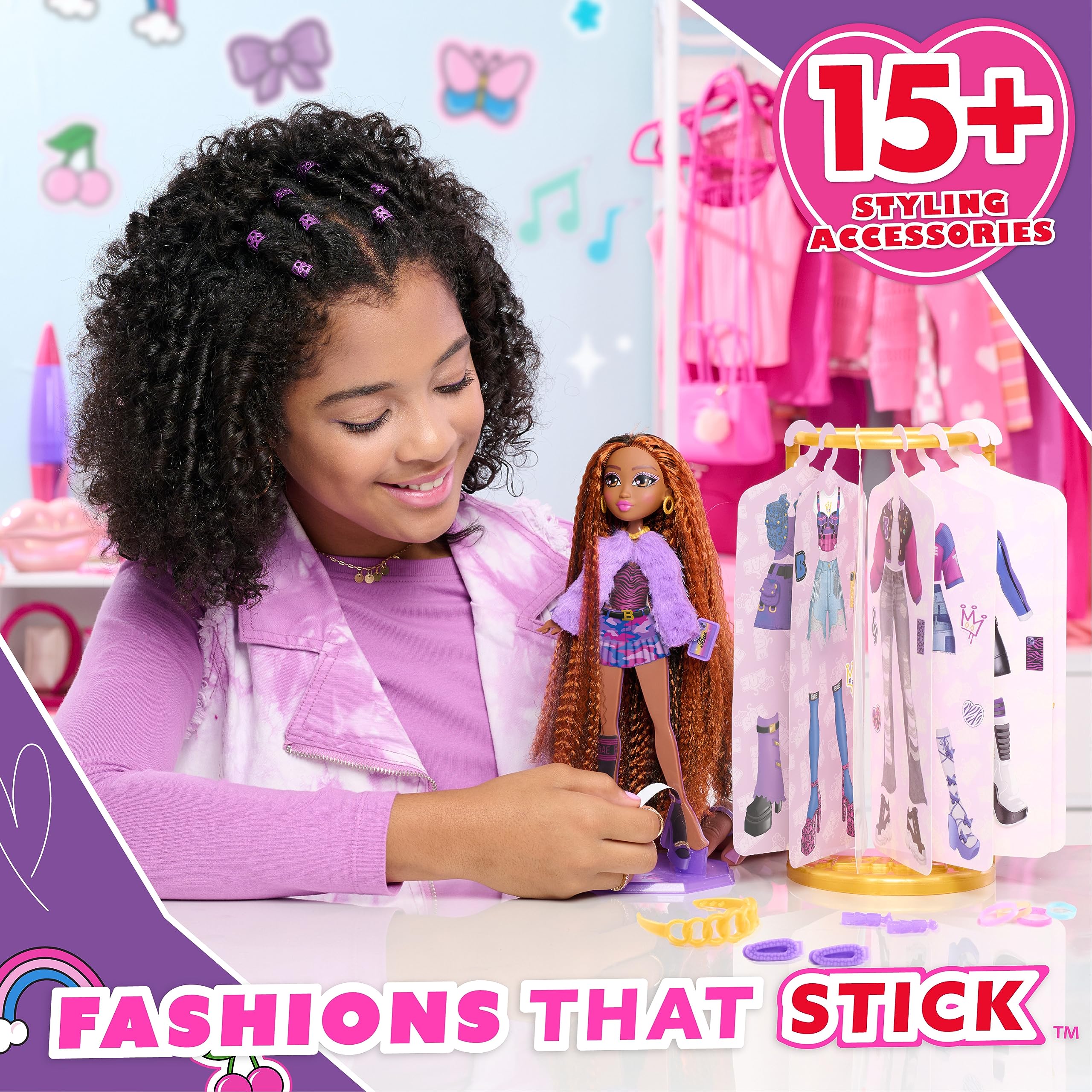 Style Bae Harper 10-Inch Fashion Doll with 28-Piece Sticker Wardrobe