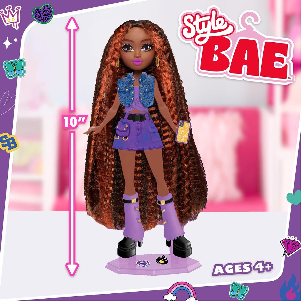 Style Bae Harper 10-Inch Fashion Doll with 28-Piece Sticker Wardrobe