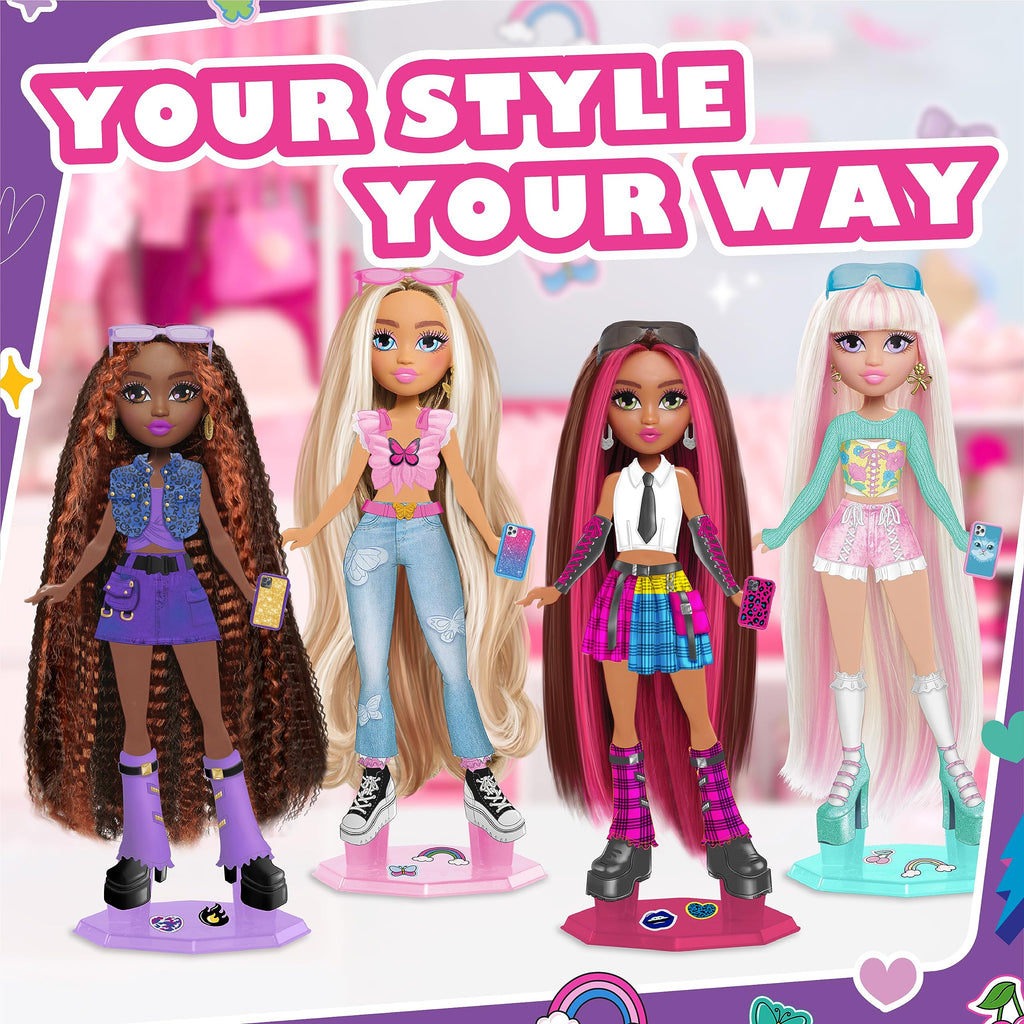 Style Bae Harper 10-Inch Fashion Doll with 28-Piece Sticker Wardrobe