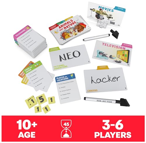 Subjective - Personality Trivia Game for Family Game Night, Ages 10+, 3-6 Players