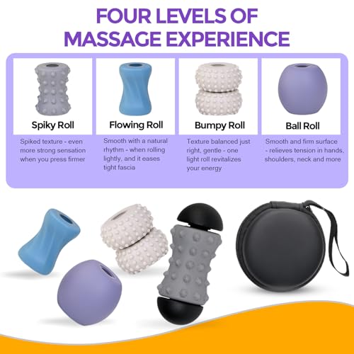 SUMBOHK 4-in-1 Silicone Fidget Toy Set – Quiet, Portable, Customizable Sensory Stress Relief for Adults & Teens
