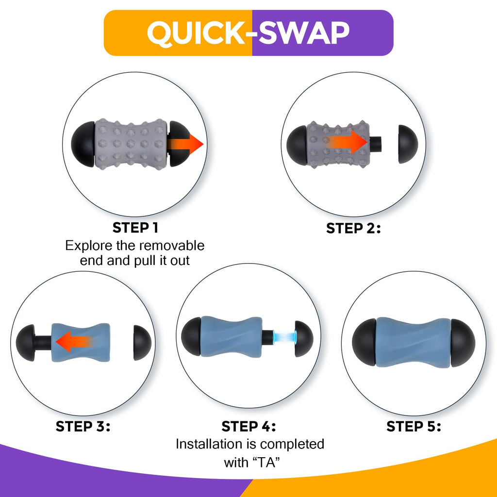 SUMBOHK 4-in-1 Silicone Fidget Toy Set – Quiet, Portable, Customizable Sensory Stress Relief for Adults & Teens