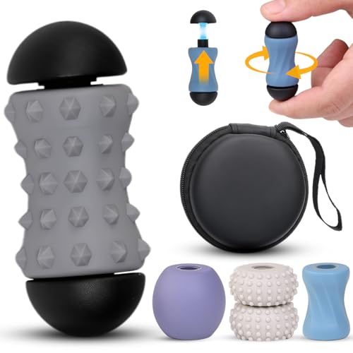 SUMBOHK 4-in-1 Silicone Fidget Toy Set – Quiet, Portable, Customizable Sensory Stress Relief for Adults & Teens