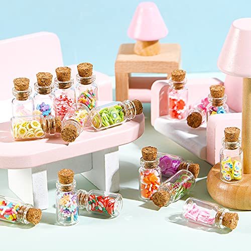 Sumind 50-Piece Miniature Food Jar Set: 1:12 Scale Resin Bottles with Candy & Fruit for Dollhouse Kitchen Decor
