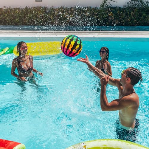 Sumind 9-Inch Swimming Pool Gaming Ball – Underwater Ball with Hose Adapter for Pool Passing, Dribbling, and Diving (Gradient Style)