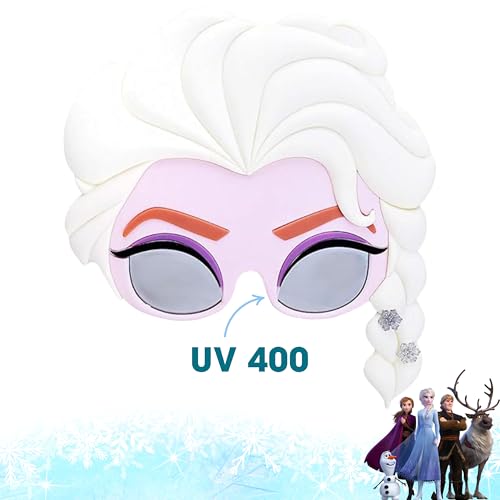 Sun Staches Disney Frozen Kids Sunglasses – Elsa, Anna & Olaf Dress-Up Costume Accessory