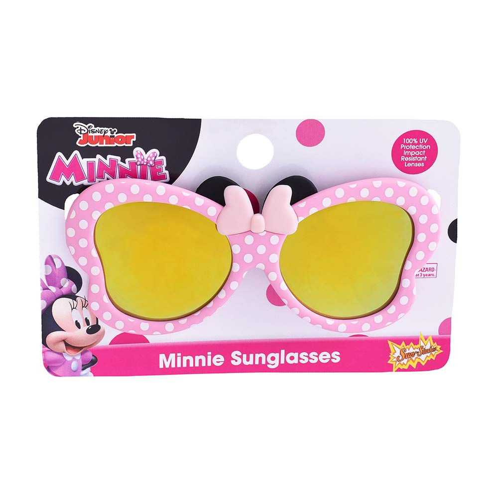 Sun-Staches Mickey or Minnie Mouse Sunglasses for Kids – Official Disney Costume Accessory with UV400 Protection