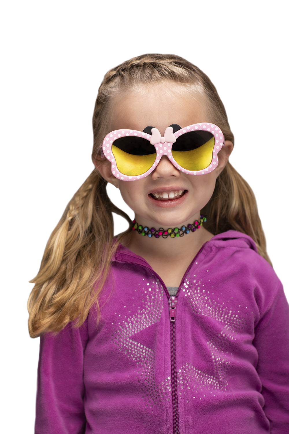 Sun-Staches Mickey or Minnie Mouse Sunglasses for Kids – Official Disney Costume Accessory with UV400 Protection