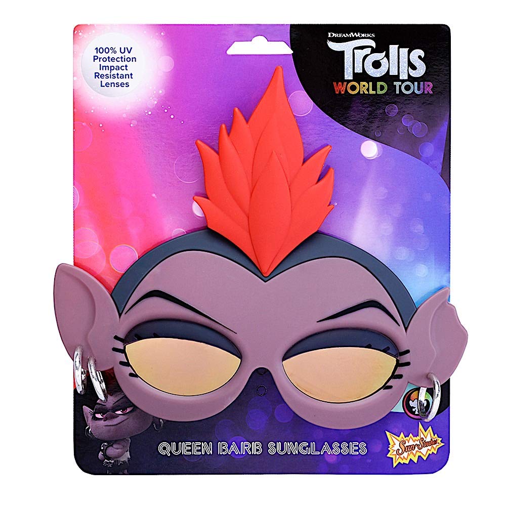 Sun-Staches Official Trolls Sunglasses - Poppy, Branch & Tiny Diamond | UV400 One Size