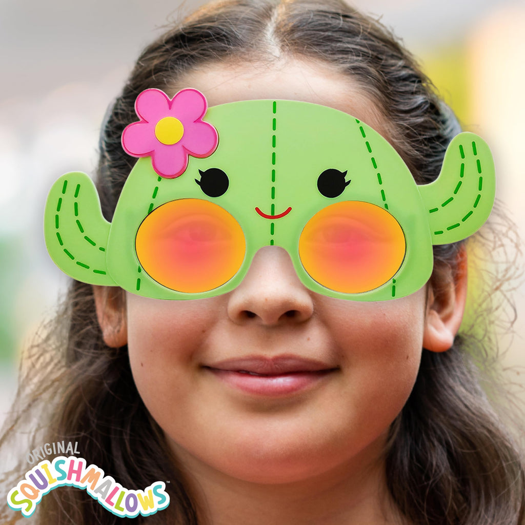 Sun-Staches Squishmallows Maritza the Cactus Sunglasses – UV 400 Protection for Kids
