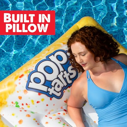 Sunny Days Entertainment Doritos Reversible Pool Float - X-Large 5.5 ft Inflatable with Built-in Pillow