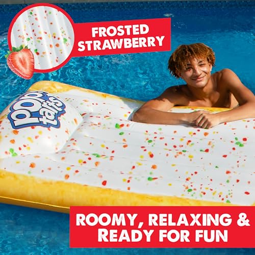 Sunny Days Entertainment Doritos Reversible Pool Float - X-Large 5.5 ft Inflatable with Built-in Pillow