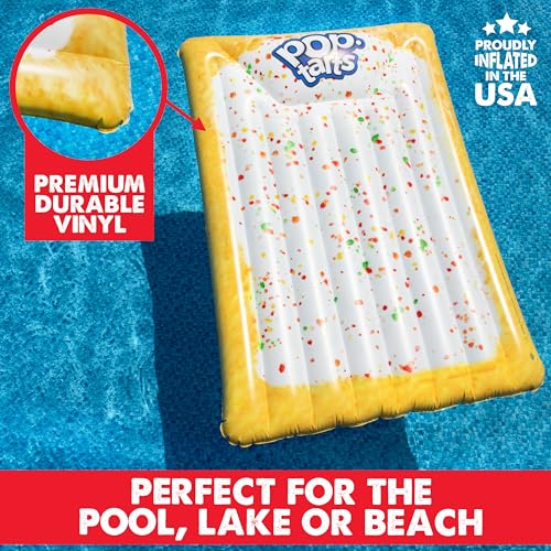 Sunny Days Entertainment Doritos Reversible Pool Float - X-Large 5.5 ft Inflatable with Built-in Pillow