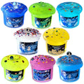 Sunool 8-Pack Galaxy Glow-in-the-Dark Space Slime Kit – Non-Sticky, Super Soft Sludge for Kids Party Favors and Stress Relief