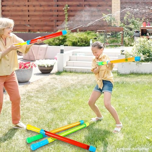 SUNPROUND 4-Pack Water Blasters: Long Range Squirt Guns for Summer Pool & Beach Fun