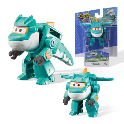 Super Wings Tino Transformable Robot & Plane Toy – 2-Inch Action Figure for Kids Ages 3-8
