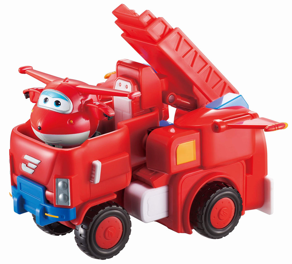 Super Wings Transforming Vehicle Jett – Robo Rig with Extending Ladder and Mini Plane