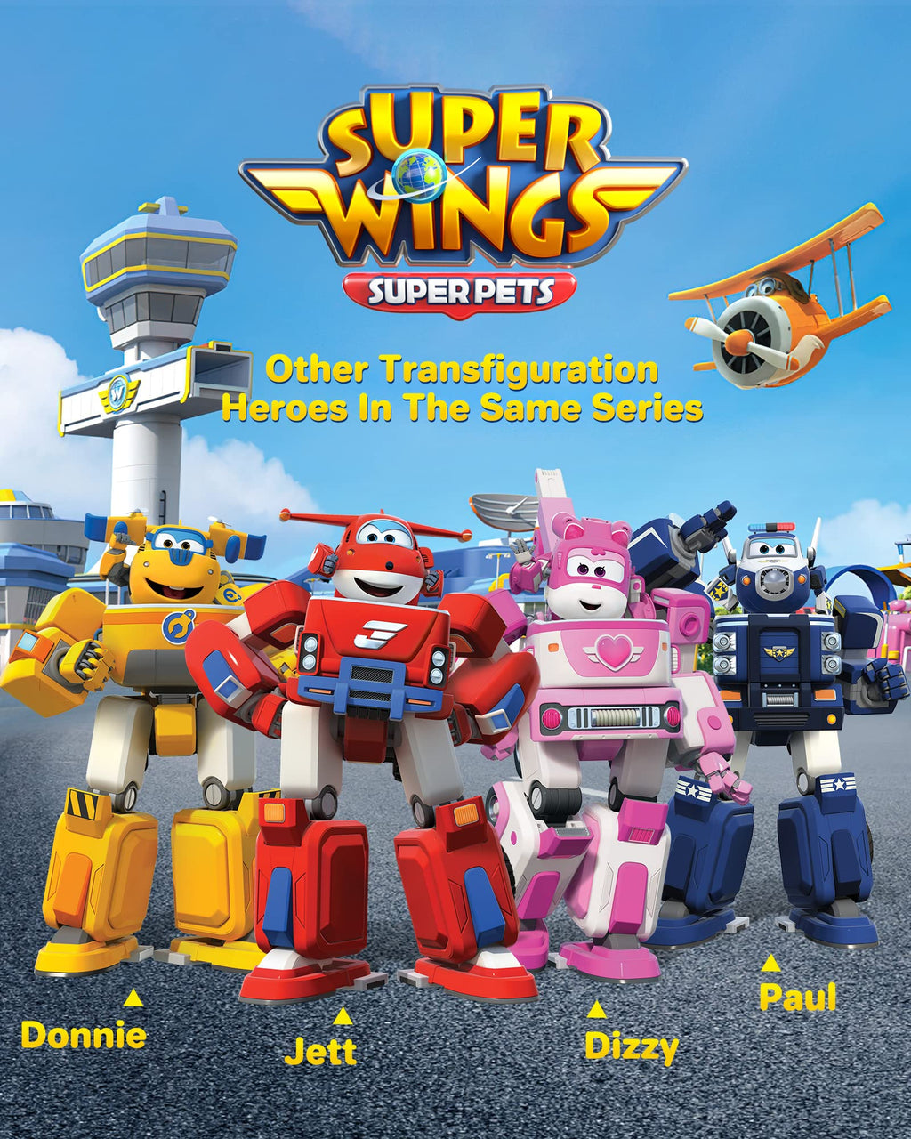 Super Wings Transforming Vehicle Jett – Robo Rig with Extending Ladder and Mini Plane