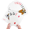 Super Z Outlet Giant Jumbo Playing Cards – 8.25 x 11.75 Inches – Full 52+2 Deck